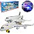 AVIAO BATE E VOLTA DUPLO 3D LIGHT A380 C/SOM E LUZ A PILHA P&D IMPEX - Imagem 3