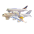 AVIAO BATE E VOLTA DUPLO 3D LIGHT A380 C/SOM E LUZ A PILHA P&D IMPEX - Imagem 6