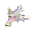 AVIAO BATE E VOLTA DUPLO 3D LIGHT A380 C/SOM E LUZ A PILHA P&D IMPEX - Imagem 8