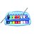 Brinquedo Xilofone Infantil Azul Musical Bebês Piano Baqueta - Imagem 2