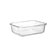Pote de Vidro Marmita Tampa Hermetico Retangular 1040ml - Imagem 6