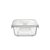 Pote de Vidro Marmita Tampa Hermetico Retangular 1040ml - Imagem 8