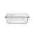 Pote de Vidro Marmita Tampa Hermetico Retangular 1040ml - Imagem 14