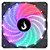 Fan Gamer Rise Mode Wind Rainbow Estatico - RM-WN-02-RBW - Imagem 2