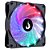 Fan Gamer Rise Mode Wind Rainbow Estatico - RM-WN-02-RBW - Imagem 1