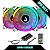 Open Box Kit 3 Fans Gamer Rise Mode Energy ARGB - RM-02-RGB-5V-B+ - Imagem 1