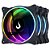 Open Box Kit 3 Fans Gamer Rise Mode Laser ARGB - RM-RGB-05-5V-B+ - Imagem 7