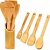 Kit de 5 utensílios em Bambu - Imagem 1