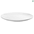 Prato para Grandes Sobremesas Bandeja Melamina Branca 45,5cm - Imagem 4