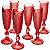 Conjunto com 6 Taças de Vidro para Champagne - Decoração Elegante Para Mesa - Imagem 1