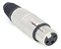 Plug Xlr Santo Angelo Canon Femea Niquel L3Fnn01 - Imagem 1