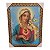 Quadro Decorativo Sagrado Coração De Maria Azul 35x45cm - Imagem 1