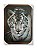 Quadro Decorativo Paisagem Tigre Branco Albino 50x70cm - Imagem 1