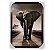 Quadro Decorativo Elefante Safári África 50x70 Cm - Imagem 1