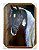 Quadro Decorativo Cavalo Pampa de Preto 50x70cm - Imagem 1