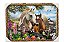 Quadro Decorativo Cavalos Potro 50x70cm Paisagem Pinturas - Imagem 1