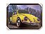Quadro Decorativo Carro Fusca Amarelo Retro 50x70 Cm - Imagem 1