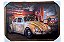 Quadro Decorativo Retrô Carro Fusca Enferrujado 50x70cm Mold - Imagem 1