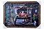 Quadro Decorativo  Retrô Carro Fusca Garagem 50x70cm Moldura - Imagem 1