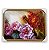 Quadro Decorativo Tema Flores Lilás e Vermelhas 50x70cm - Imagem 1