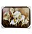 Quadro Decorativo Tema Flores Copo de Leite Moldurado 50x70 - Imagem 1