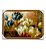 Quadro Decorativo Tema Flores Azul e Branca Moldurado 50x70 - Imagem 1