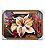 Quadro Decorativo Tema Flor de Lírio Moldurado 50x70cm - Imagem 1