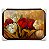 Quadro Decorativo Tema Flores Brancas e Vermelhas  50x70cm - Imagem 1