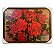 Quadro Decorativo Flor Rosas Vermelhas Moldurado 50x70 - Imagem 1