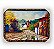 Quadro Decorativo Paisagem Fazenda Capela Colono 50x70cm - Imagem 1