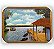 Quadro Decorativo Deck Pescaria Canoa Rio Lago 50x70cm - Imagem 1