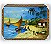 Quadro Decorativo Barco de Pesca Praia Mar Pescador 50x70 - Imagem 1