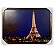 Quadro Decorativo Torre Eiffel Paris França 50x70cm - Imagem 1