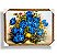 Quadro Decorativo Imagem Flores Azul Paisagem 50x70cm - Imagem 1