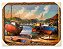 Quadro Decorativo Barcos de Pesca Praia Mar Pescador 50x70cm - Imagem 1