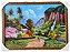 Quadro Decorativo Tema Casa na Roça Paisagem Moldura 50x70cm - Imagem 1