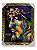 Quadro Jesus Cristo Abstrato Colorido Decorativo 30x40cm - Imagem 1