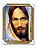 Quadro Jesus Com Manto Sagrado Decorativo 30x40cm Moldura - Imagem 1