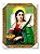 Quadro Santa Luzia Decorativo De Parede 30x40cm Com Moldura - Imagem 1