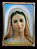 Quadro Nossa Senhora Rainha Da Paz Decorativo Grande 70x50cm - Imagem 1