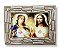 Quadro Sagrado Coração de Jesus e Maria Com Vidro 20x15 - Imagem 1