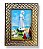 Quadro Nossa Senhora de Fatima Decorativo c/ Vidro 20x15 - Imagem 1