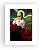 Quadro Jesus Cristo Orando Decorativo c/ Vidro Pequeno 20x15 - Imagem 1