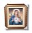 Quadro Imaculado Coração De Maria Decorativo Parede 43x38cm - Imagem 2