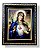 Quadro Sagrado Coração De Maria Decorativo Parede 43x38cm - Imagem 1