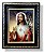 Quadro Sagrado Coração De Jesus Decorativo Parede 43x38cm - Imagem 1
