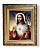 Quadro Sagrado Coração De Jesus Decorativo Parede 43x38cm - Imagem 1
