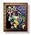 Quadro Decorativo Jesus Abstrato Parede Resinado 25x30 - Imagem 1