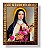 Quadro Santa Terezinha Decorativo Resinado 25x30 - Imagem 1