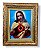 Quadro Sagrado Coração De Jesus Decorativo Resinado 57x47 - Imagem 1
